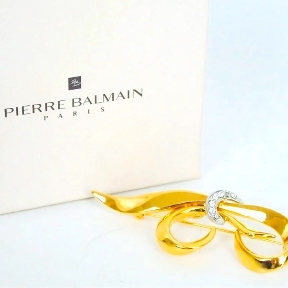 Vintage Pierre Balmain Paris Brooch Pin - Picture 2 of 12